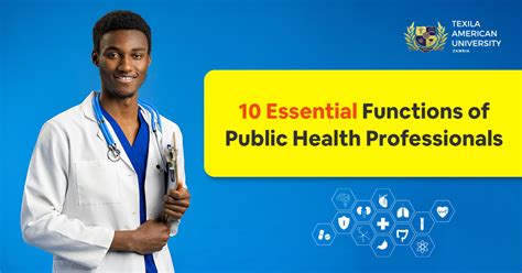 10 Essential Functions Of Public Health Professionals Texila