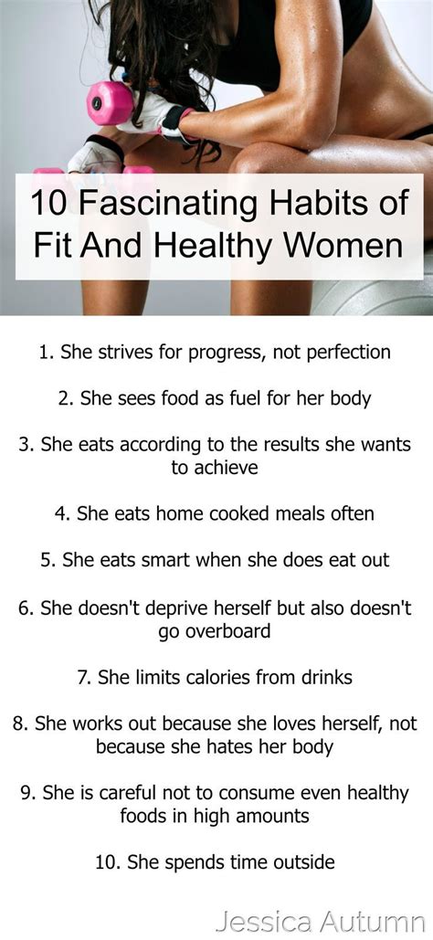 10 Fascinating Habits Of Fit And Healthy Women