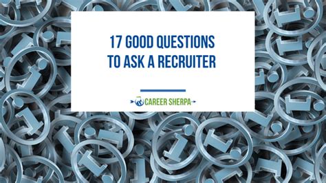 10 Good Questions For Recruiters