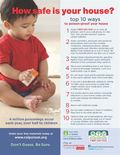 10 Tips For Home Family Safety Via Texas Poison Control Network