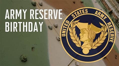 116Th Anniversary Us Army Reserve