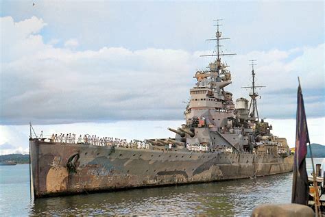 1280 X 857 Hms Prince Of Wales Arrives At Singapore 4Th December 1941 R Warshipporn