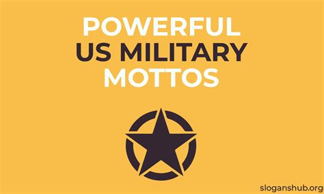 170 Powerful Us Military Mottos Military Branch Mottos