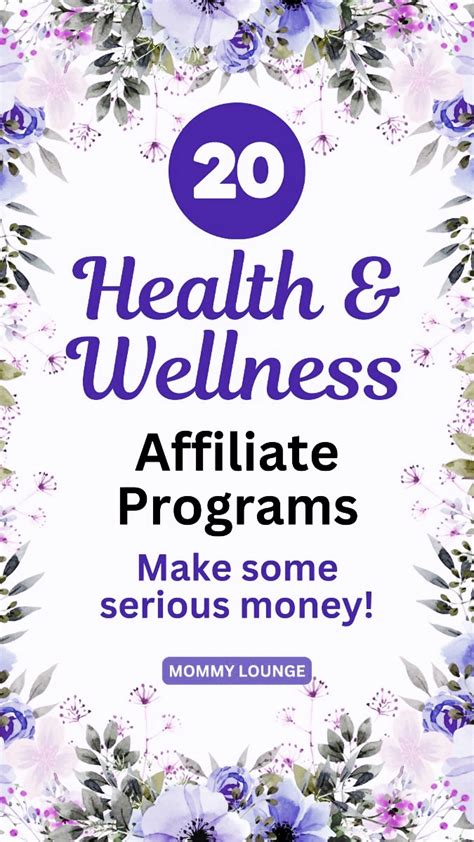 20 Health And Wellness Affiliate Programs To Boost Your Earnings Mommy Lounge