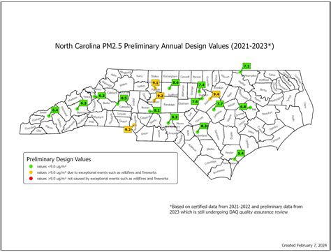 2024 Pm2 5 Annual Standard Nc Deq