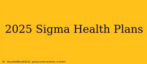 5 Sigma Health Plan Tips