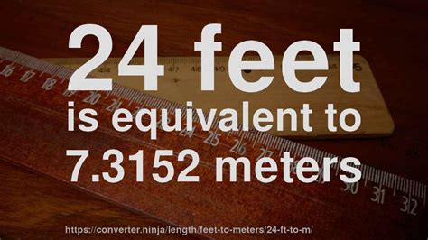 24 Feet In Meters