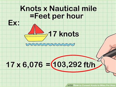 3 Ways To Convert Knots To Miles Per Hour Wikihow