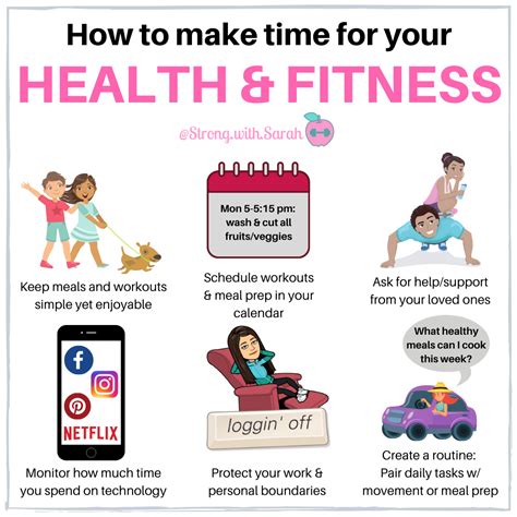 4 Tips To Help You Make Time For Health And Fitness