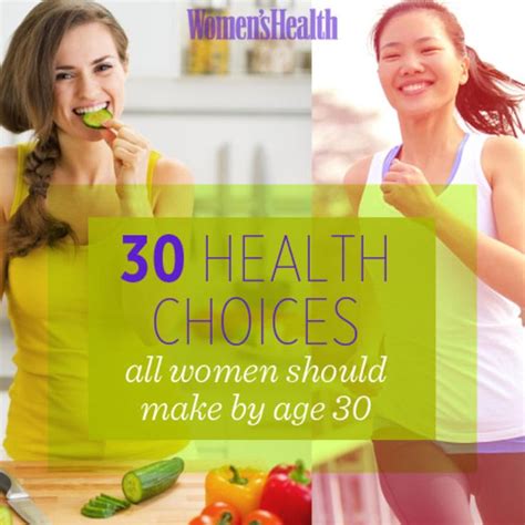 40 Health Choices All Women Should Make By Age 30 Womens Health