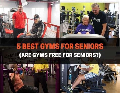 5 Best Gyms For Seniors Discounts Costs Amenities