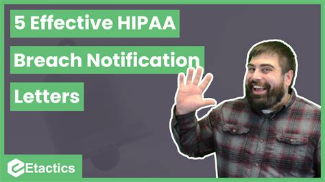 5 Effective Hipaa Breach Notification Letter Examples Samples Etactics