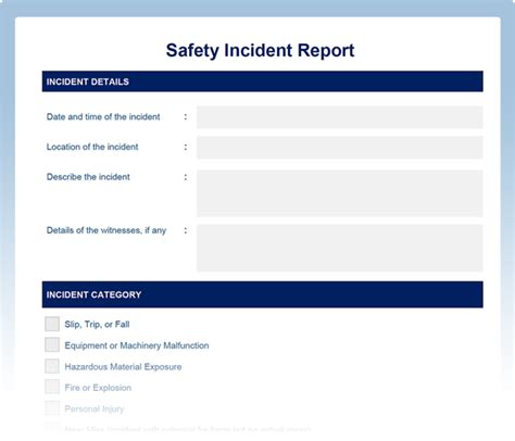 5 Elements Of A Good Incident Report Free Template Incident Report Report Template Health