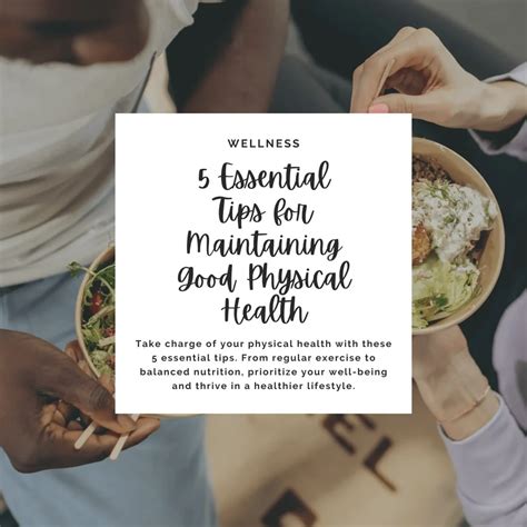 5 Essential Tips For Maintaining Good Physical Health Riyah Speaks Riyah Speaks