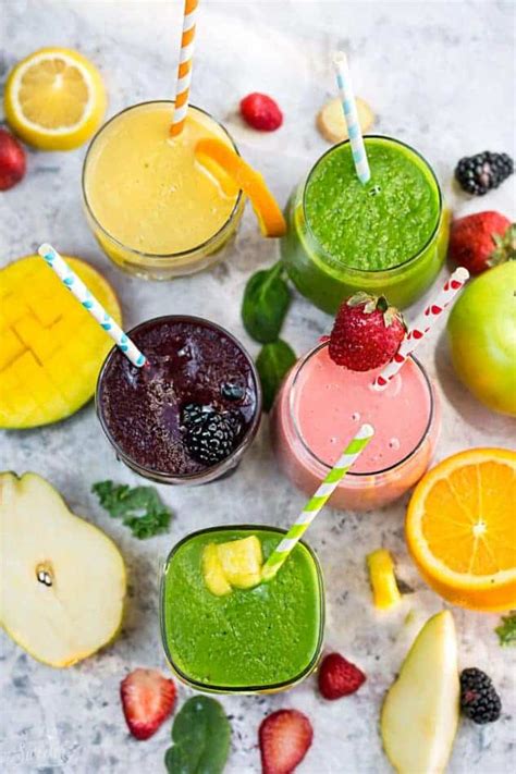 5 Healthy Delicious Detox Smoothies Video