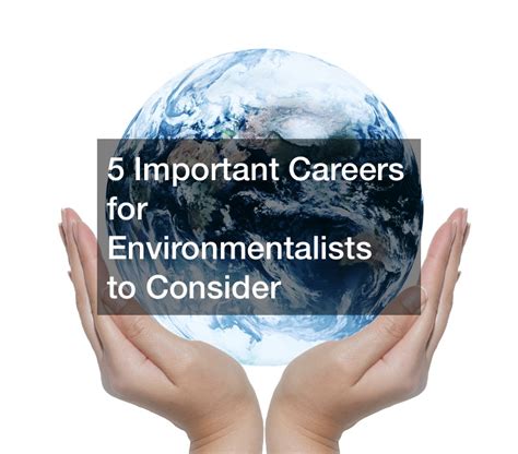 5 Important Careers For Environmentalists To Consider Education Website