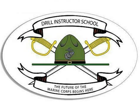 5 Marine Corps Drill Instructor School Sticker Decal Usa Made