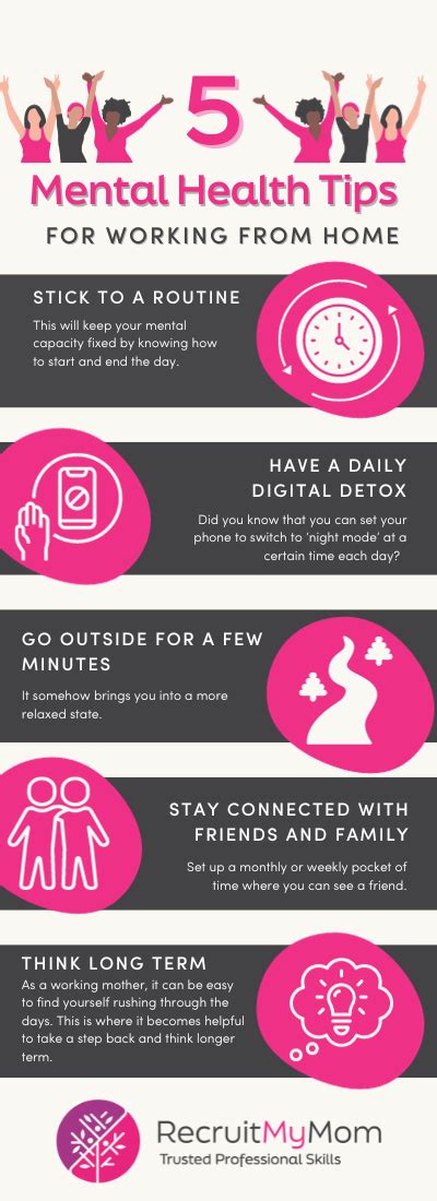 5 Mental Health Tips For Working From Home Recruitmymom