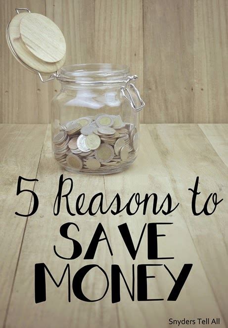 5 Reasons You Should Be Saving Money Joyfully Prudent