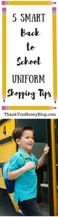 5 Smart School Uniform Shopping Tips Thank You Honey