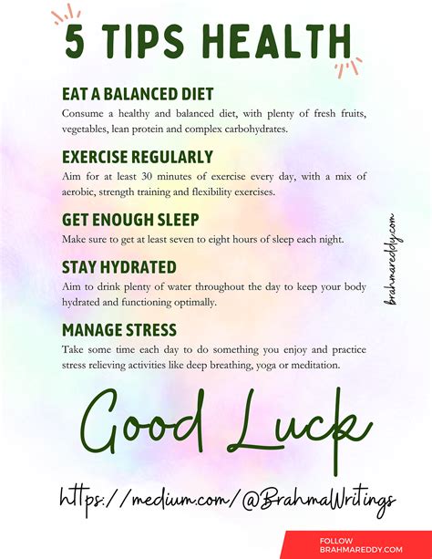 5 Tips Health Why A Balanced Diet Is Key To A Healthy Lifestyle By Brahma The Data Engineer Medium