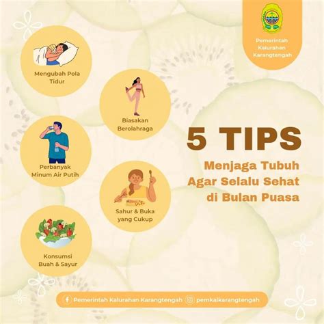 5 Tips Menjaga Tubuh Agar Selalu Sehat Menjelang Bulan Bulan Puasa Website Kalurahan Karangtengah