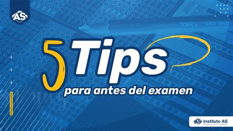 5 Tips Para Antes Del Examen As Capacitaci N