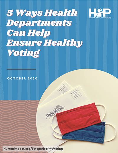 5 Ways Health Departments Can Help Ensure Healthy Voting The Medical