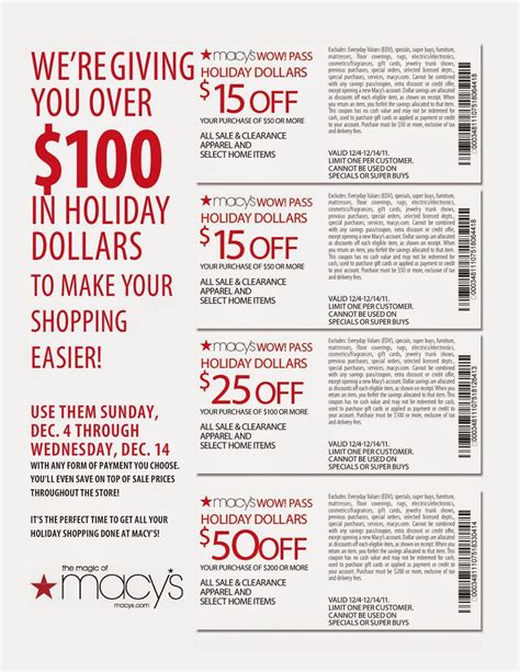 5 Ways To Save With Macy Amp 39 S Printable Coupons Military And Veteran