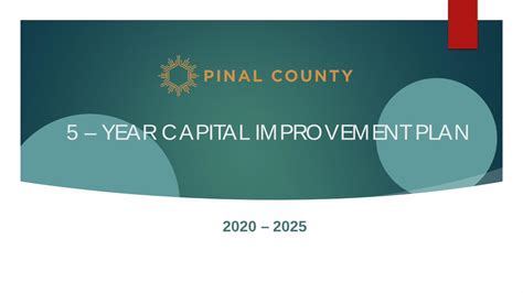 5 Year Capital Improvement Plan