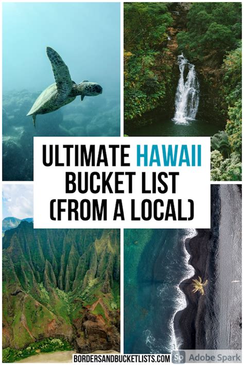 50 Amazing Things To Do In Hawaii From A Hawaii Local Hawaii Travel Hawaii Travel Guide