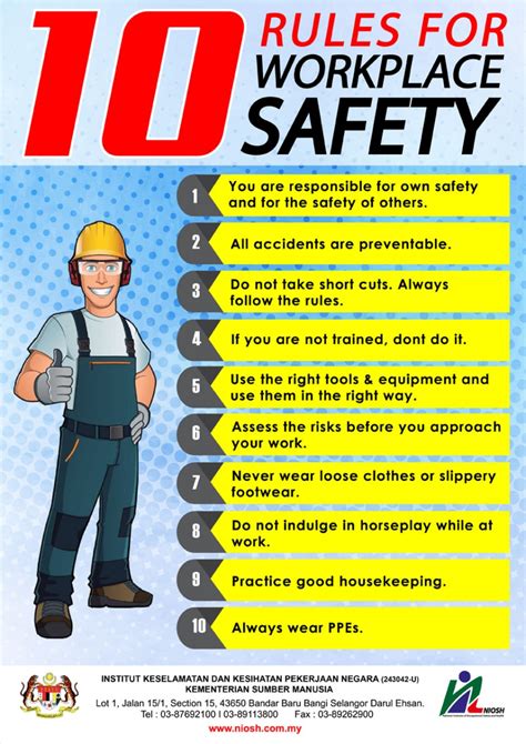 50 Workplace Safety Tips