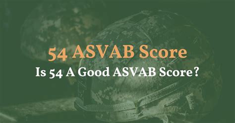 54 Asvab Score Jobs