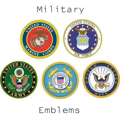 6 Branches Of Military Logos