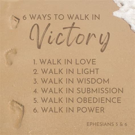 6 Ways To Walk In Victory With Christ