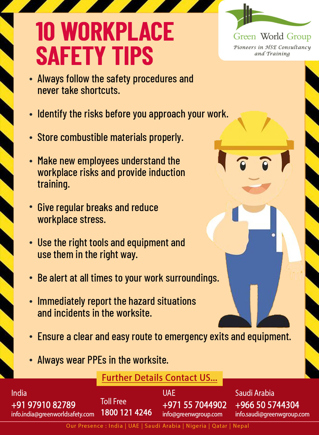 7 Best Workplace Safety Tips