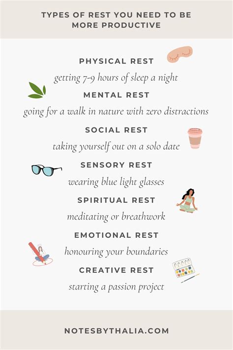 7 Types Of Rest Everyone Needs And How To Get Them Artofit