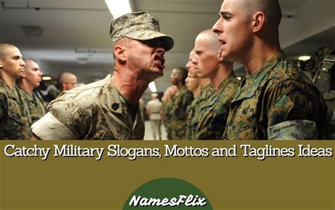 710 Catchy Military Slogans Mottos And Taglines Ideas