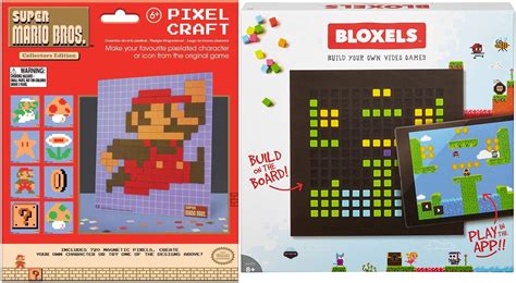 8 Bit Game Maker Pixel Icon Creator Bloxels App Video Game Builder Super Mario Magnet Block Fun Bundle Amazon Com Au Toys Games