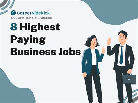 8 Highest Paying Business Jobs Career Sidekick