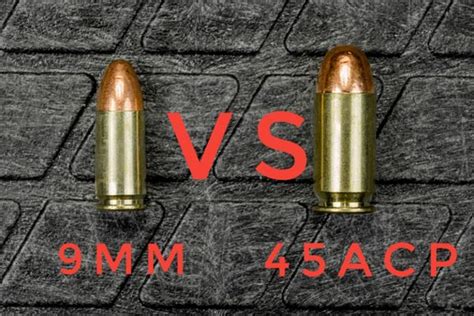 9Mm Vs 45 Acp Penetration