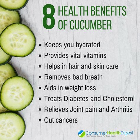 A Cucumber A Day Keeps You Healthy Cucumber Health Cucumber