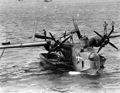 A Pbm Mariner Belonging To Medium Patrol Squadron Seaplane Vp Ms 2