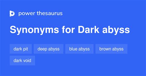 Abyss Synonym Hell