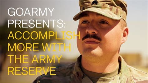 Accomplish More With The Army Reserve Goarmy Youtube