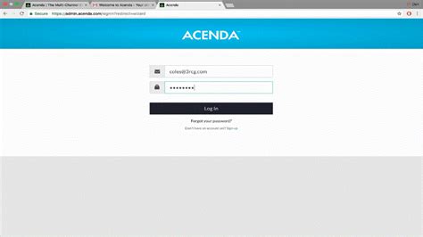 Acenda Login