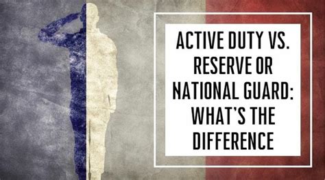 Active Duty Vs National Guard