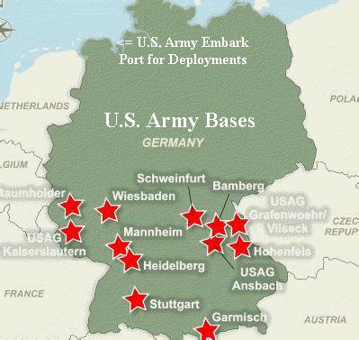 Active Military Bases In Germany