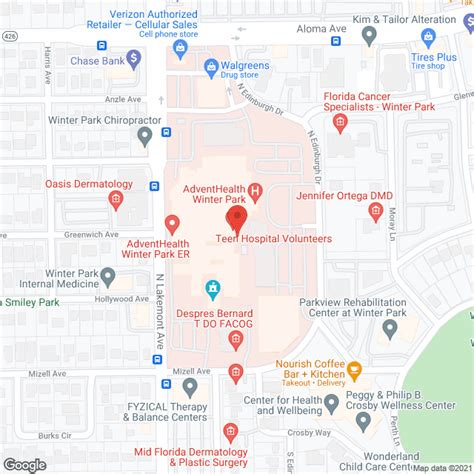 Adventhealth Winter Park Map