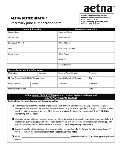 Aetna Better Health Of Virginia Claim Forms Printfriendly